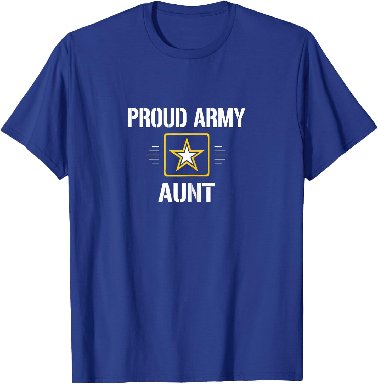Proud Army Aunt T-Shirt - T-Shirt | Royal