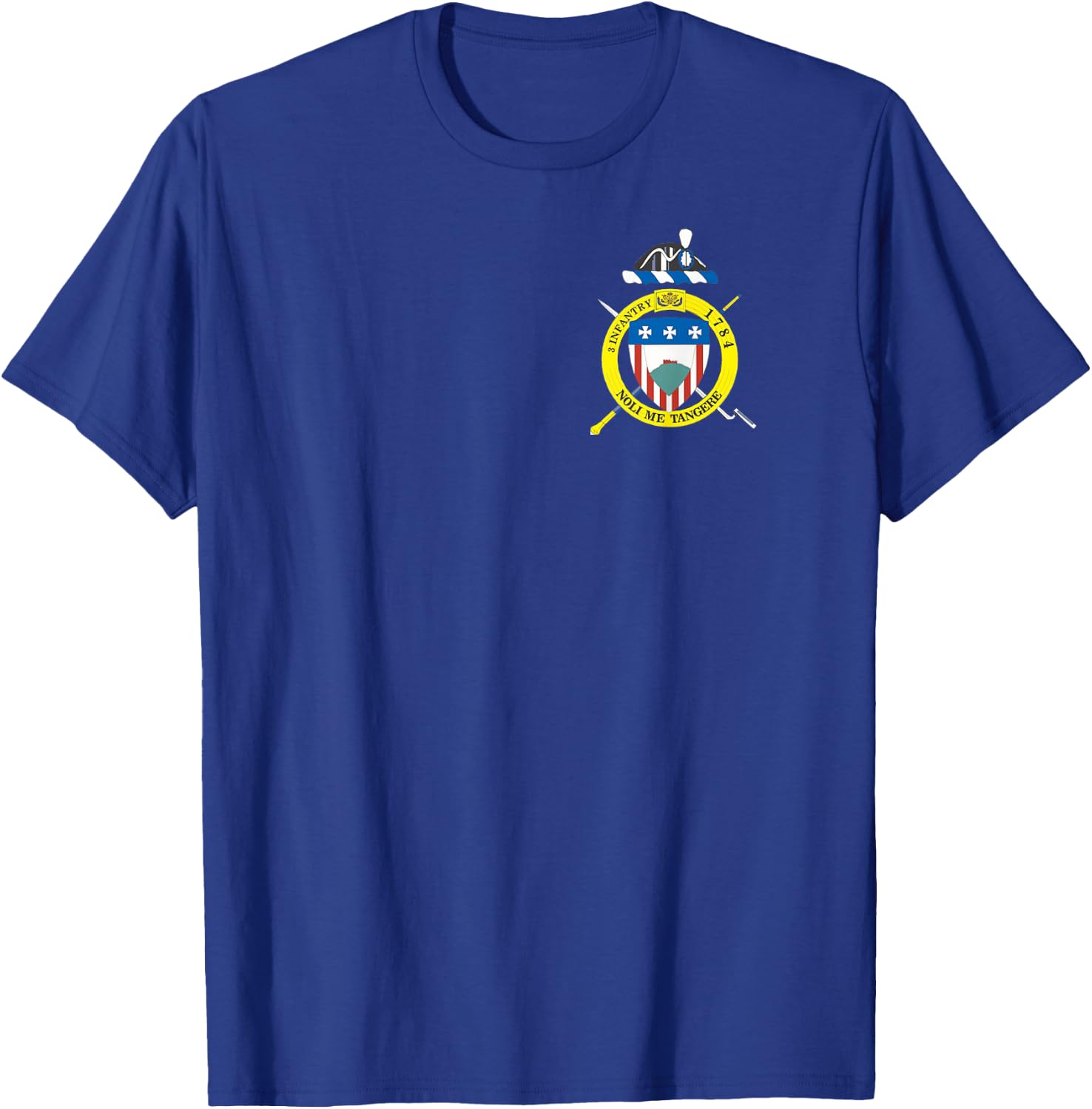 Old Guard Shirt - Honor Guard - 3rd Infantry Crest "Classic" T-Shirt - T-Shirt | Royal