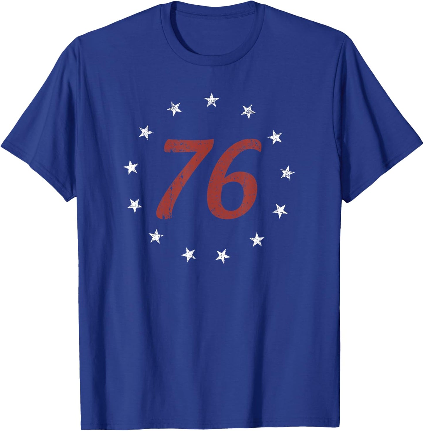 Retro 4th of July Independence Day The Spirit 76 T-Shirt - T-Shirt | Royal