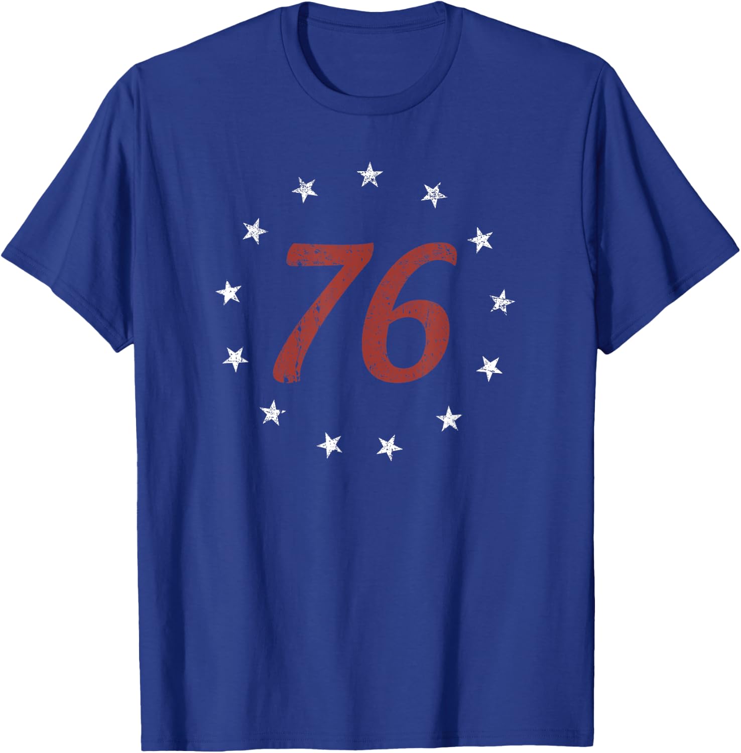 Retro 4th of July Independence Day The Spirit 76 T-Shirt - T-Shirt | Royal