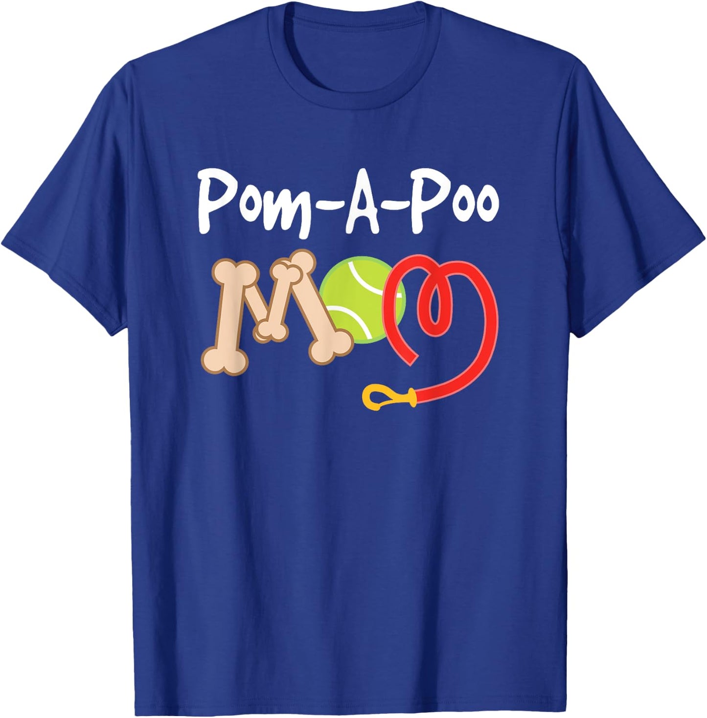 Pom-A-Poo Mom Mothers Day Pet Gift T-Shirt - T-Shirt | Royal