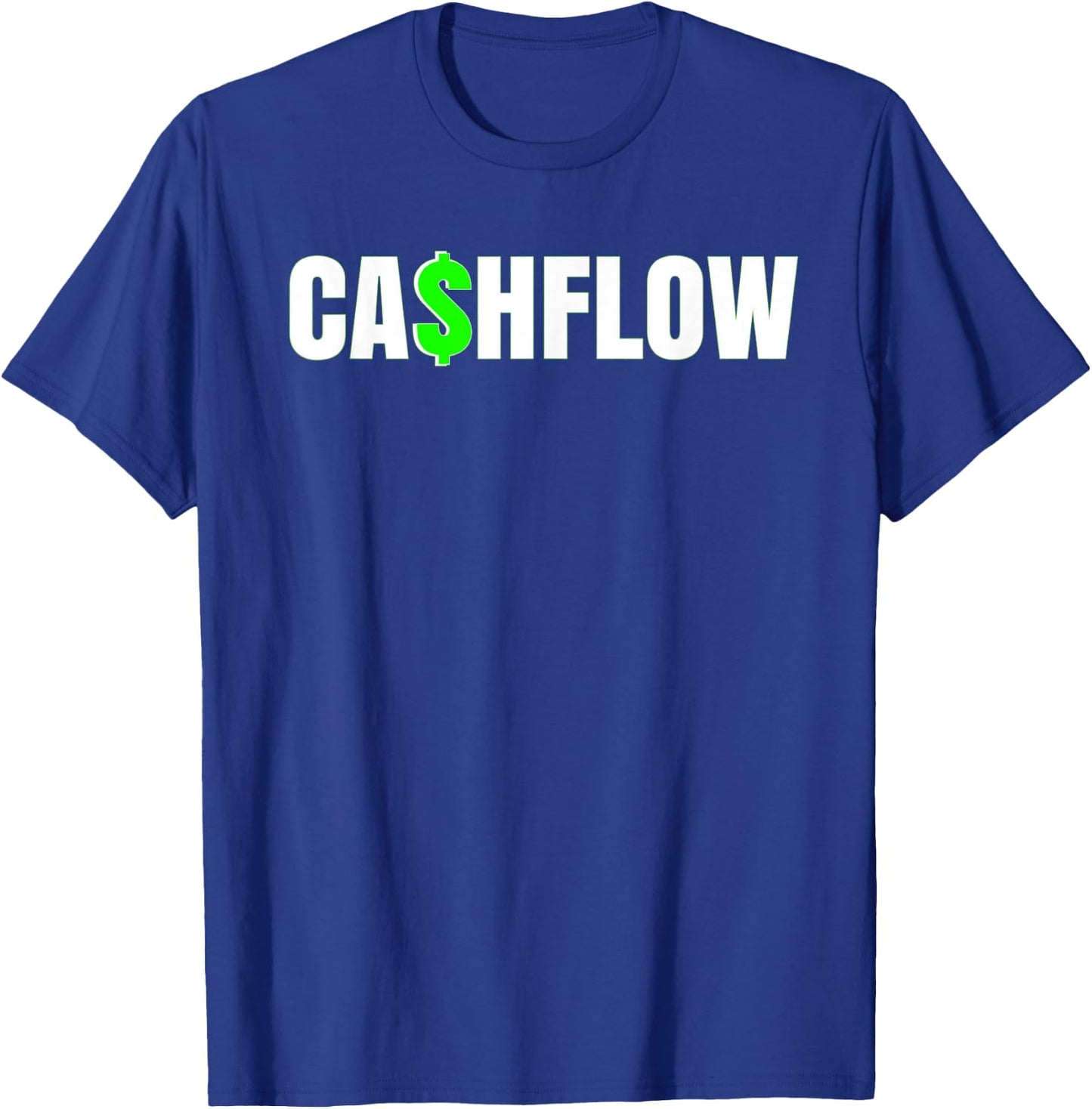 Hustle Business Entrepreneur Cashflow T-Shirt - T-Shirt | Royal