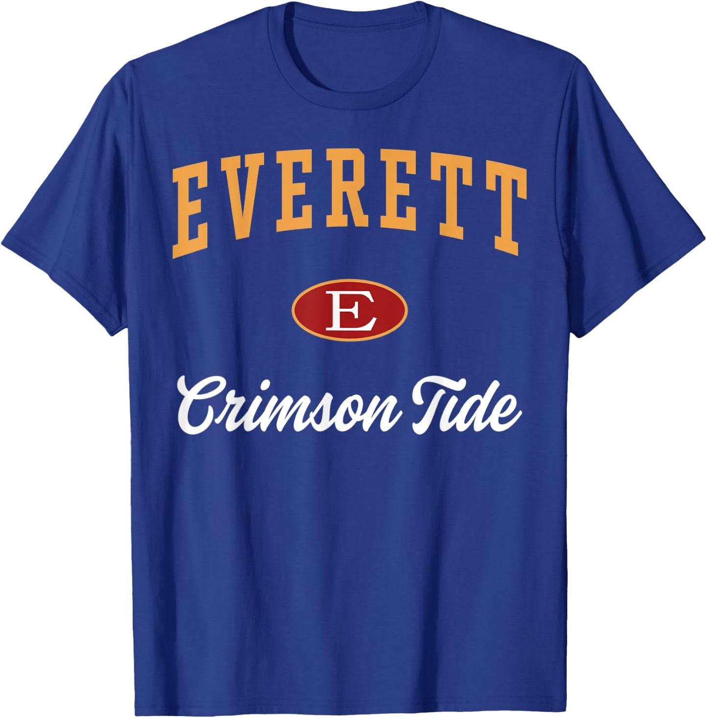 Everett High School Crimson Tide T-Shirt - T-Shirt | Royal