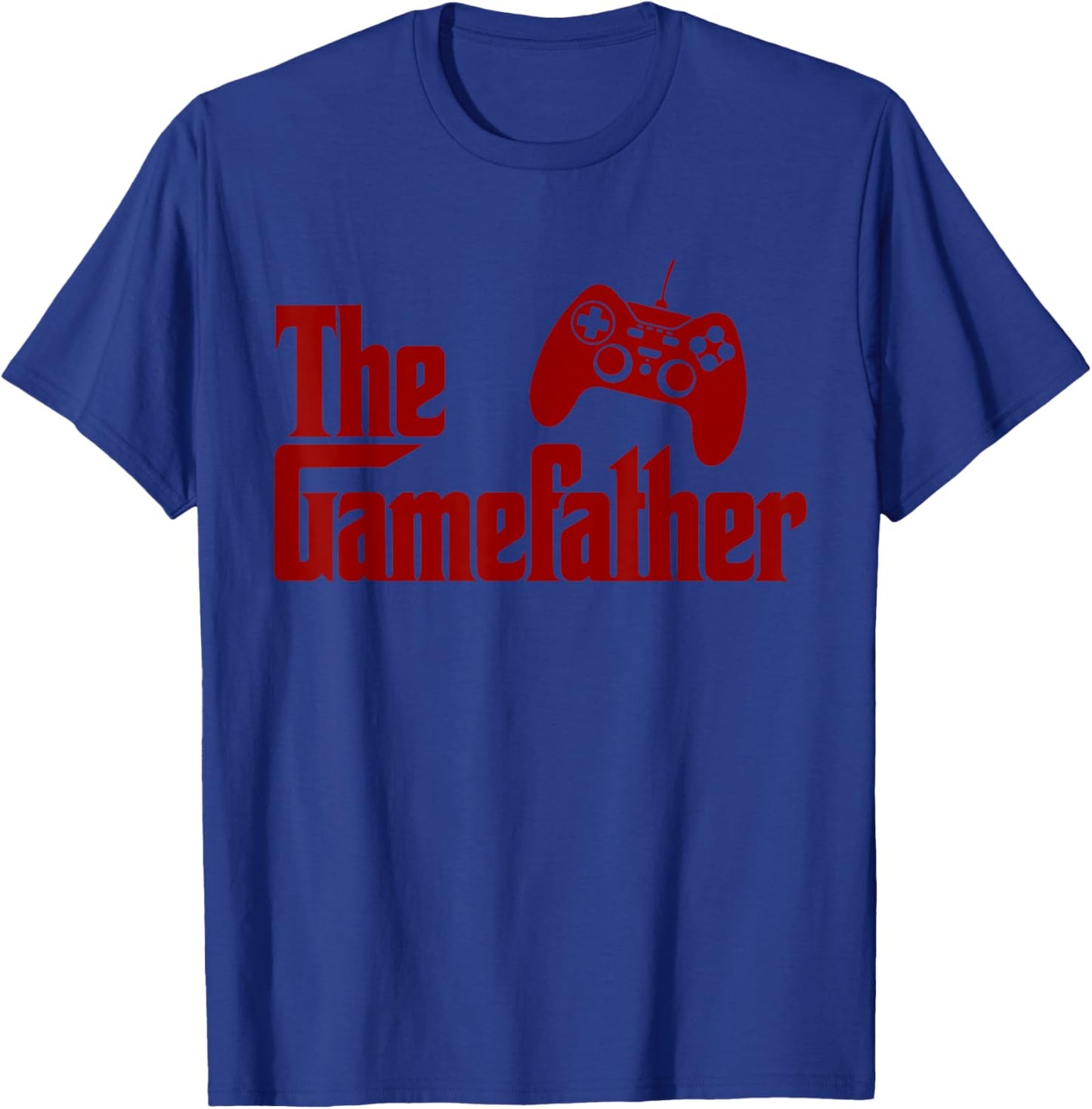 Gamer Dad The Gamefather Funny Dad Father's Day Video Games T-Shirt - T-Shirt | Royal