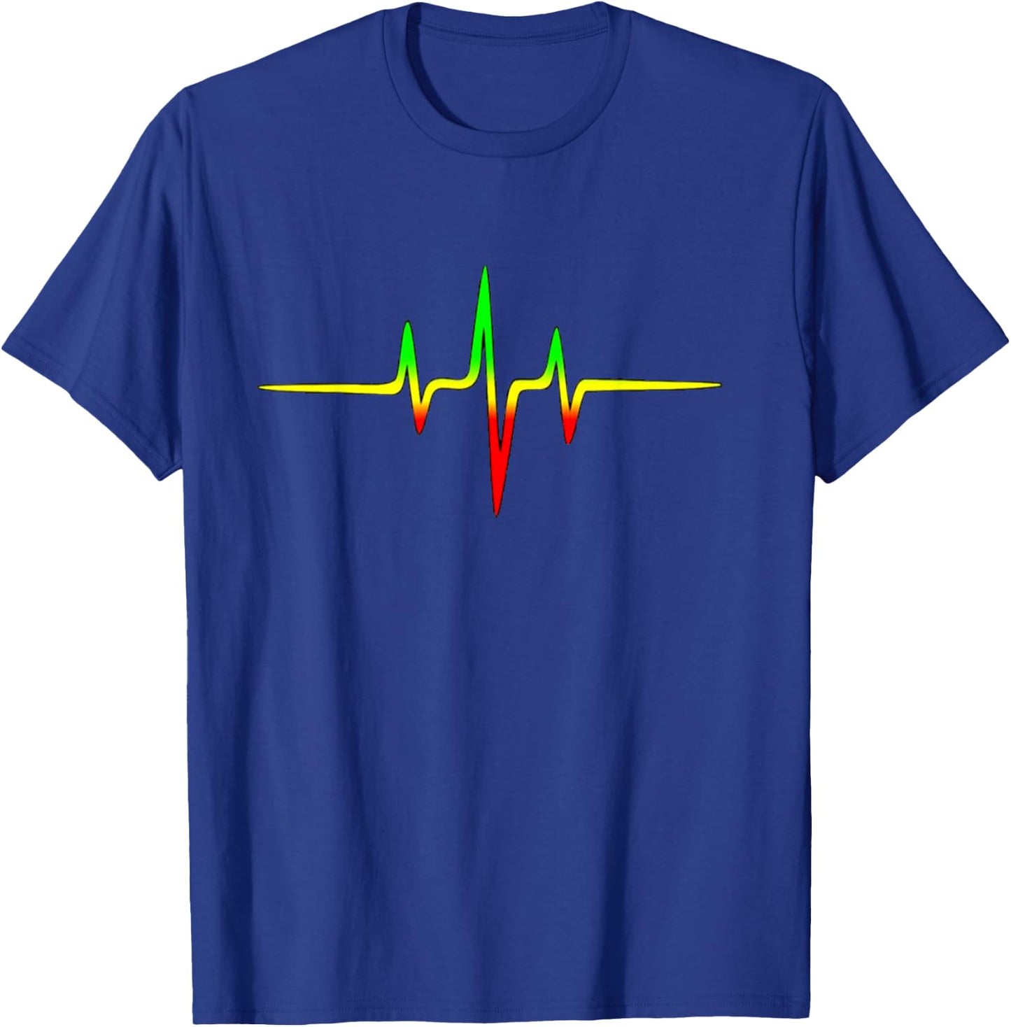 T Shirt Heart Reggae One Shirt T-Shirt - T-Shirt | Royal