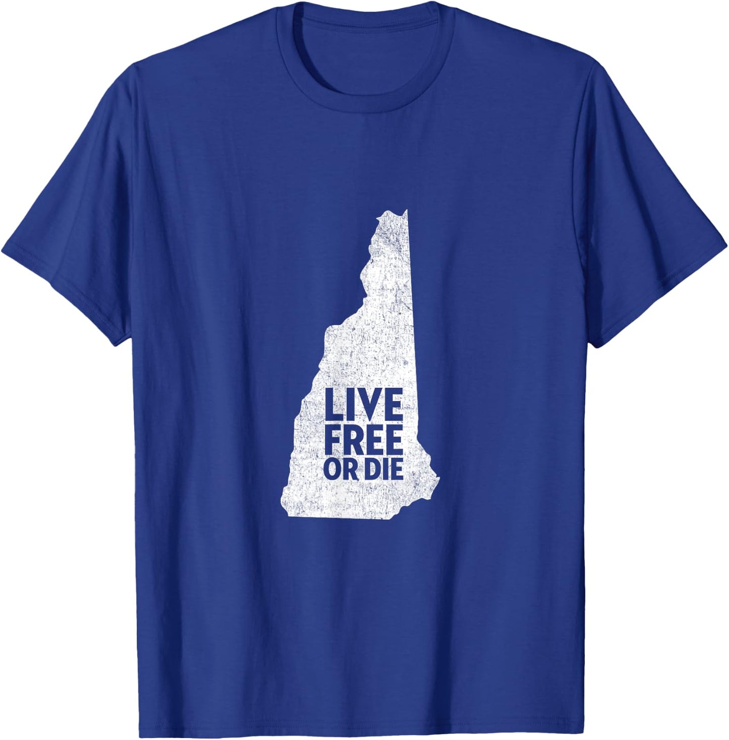 Live Free Or Die Shirt - New Hampshire Shirt NH T-Shirt - T-Shirt | Royal