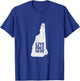 Live Free Or Die Shirt - New Hampshire Shirt NH T-Shirt - T-Shirt | Royal