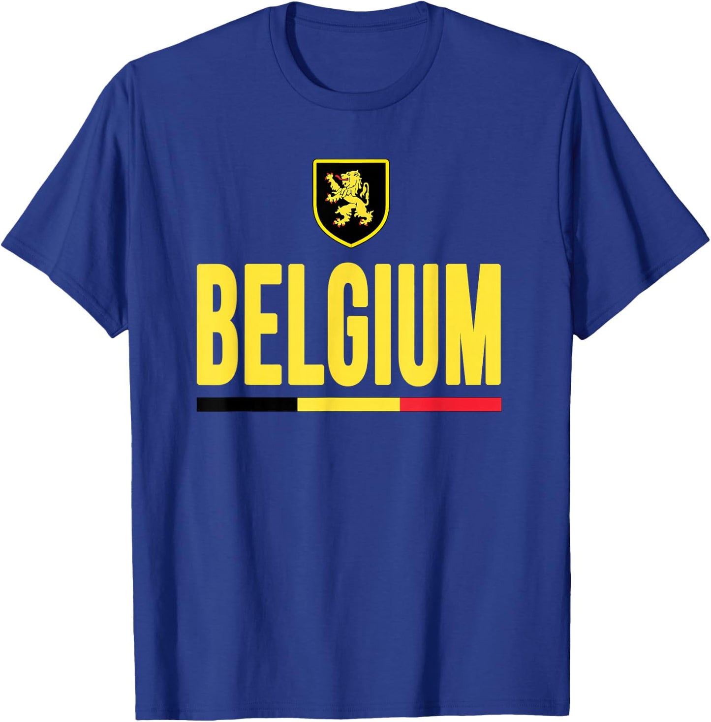 Belgium Belgian Flag Belgie Souvenir Love Gift T-Shirt - T-Shirt | Royal