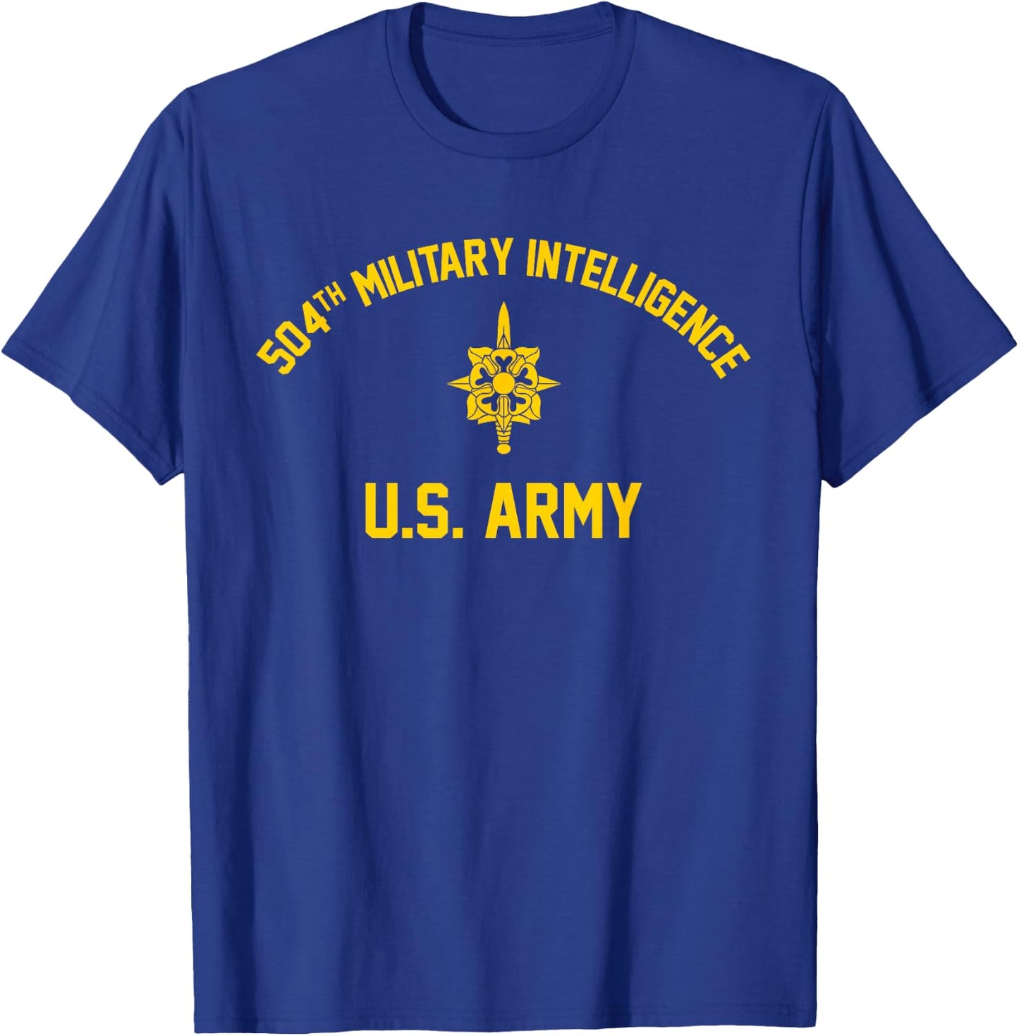 504th Military Intelligence Brigade T-Shirt - T-Shirt | Royal