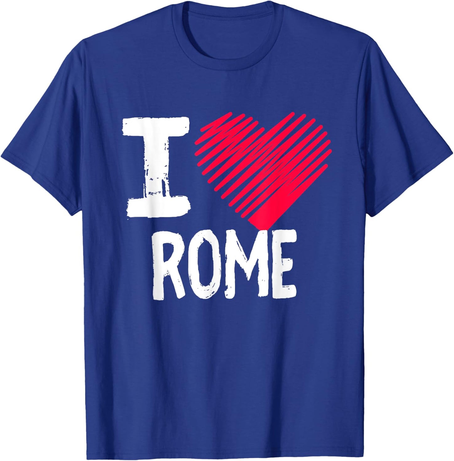 I Love Rome Italy Vacation Souvenir Gift Europe T-Shirt - T-Shirt | Royal