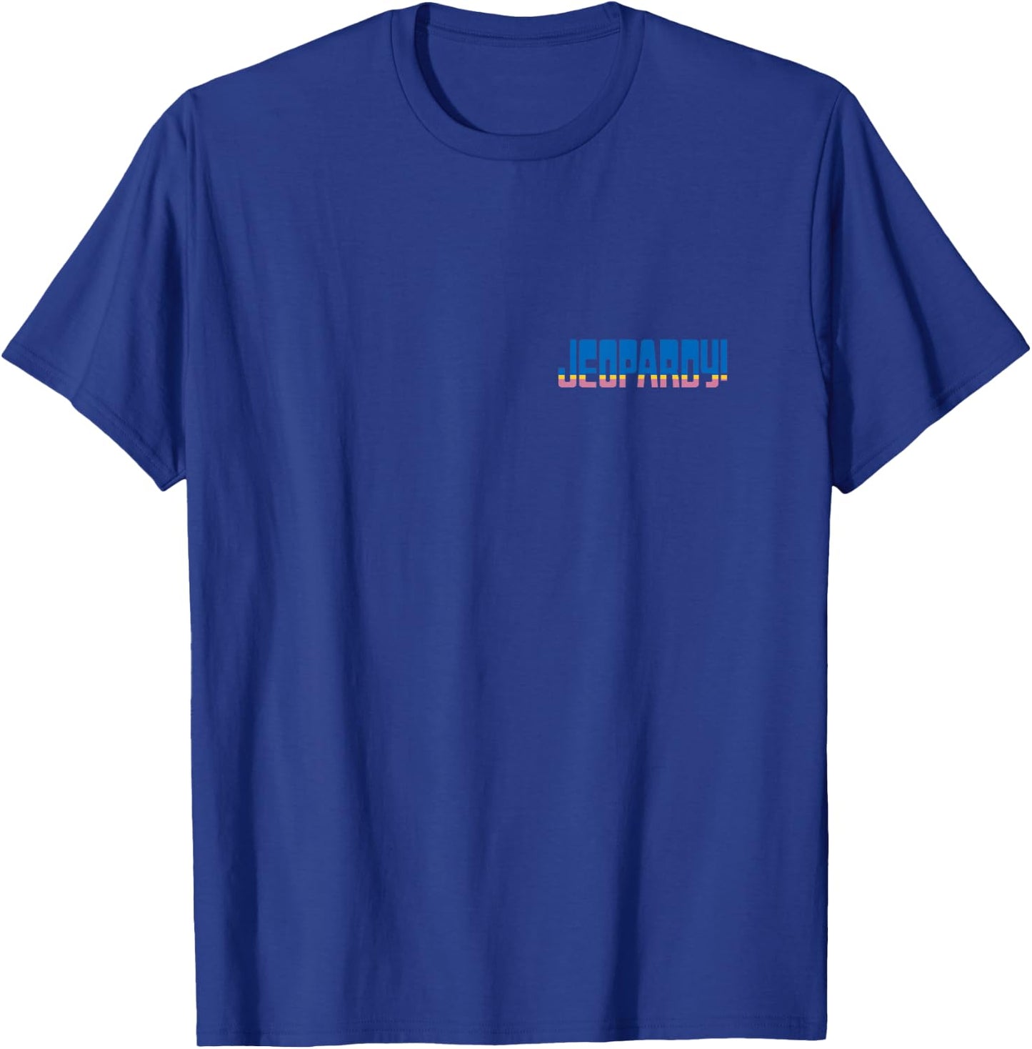 Jeopardy! Striped Logo T-Shirt - T-Shirt | Royal