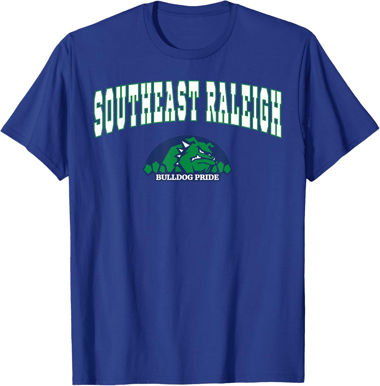 Southeast Raleigh High School Bulldogs T-Shirt - T-Shirt | Royal