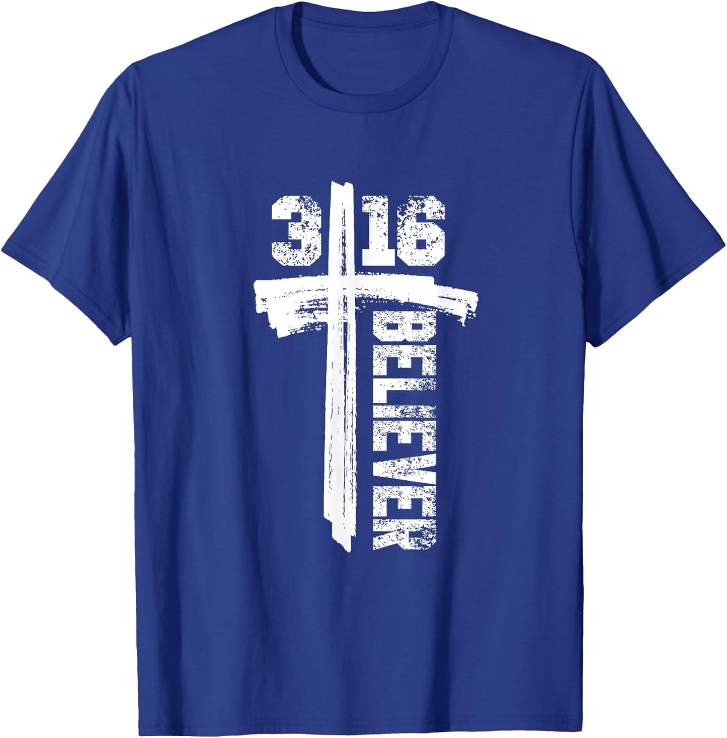 John 3:16 "I'm a Believer" Christian Gear & Apparel T-Shirt - T-Shirt | Royal