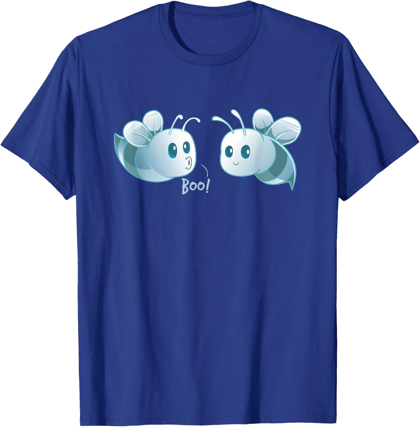 Boo Bees Ghost Women Boobs Beekeeper Bee Lover Halloween T-Shirt - T-Shirt | Royal