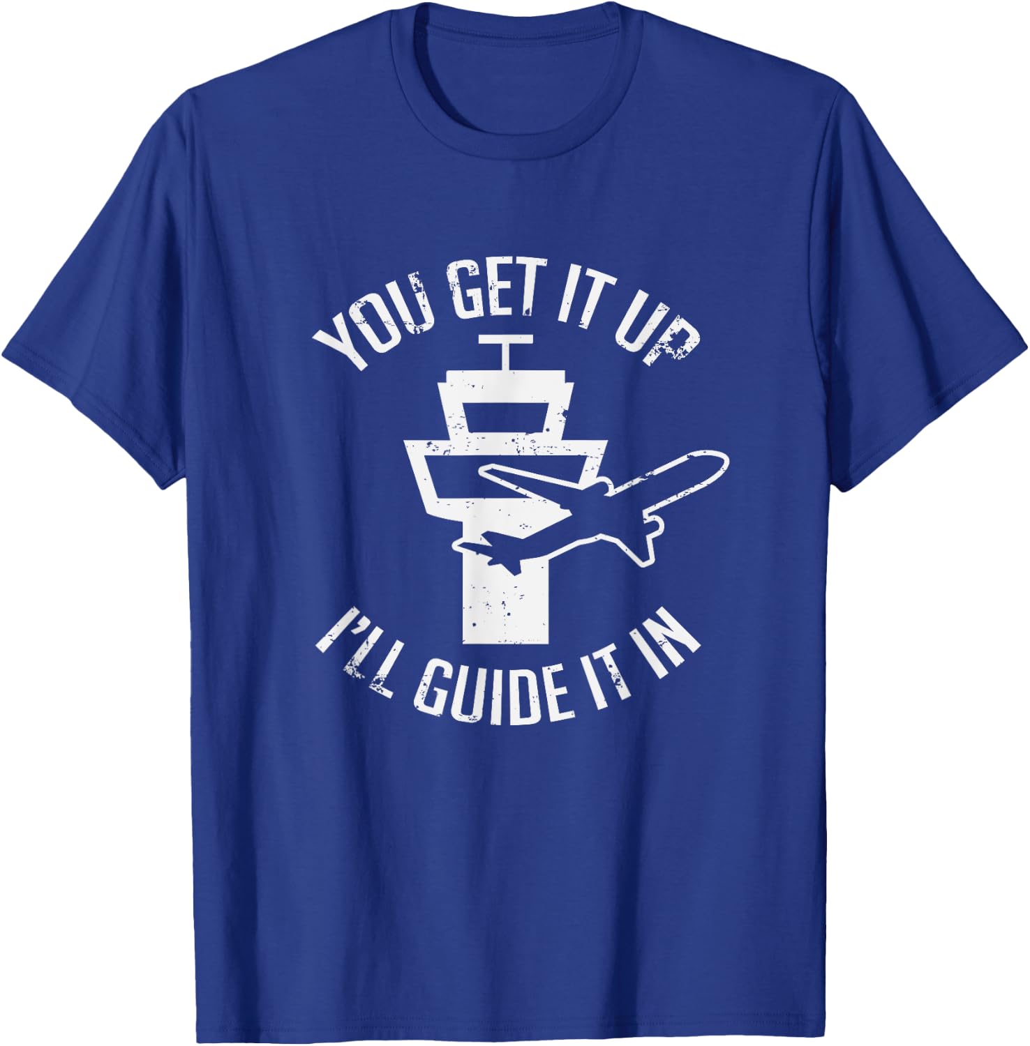 Funny Air Traffic Controller Sky Airplane Pilot T-Shirt - T-Shirt | Royal