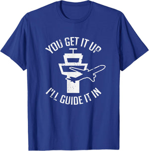 Funny Air Traffic Controller Sky Airplane Pilot T-Shirt - T-Shirt | Royal