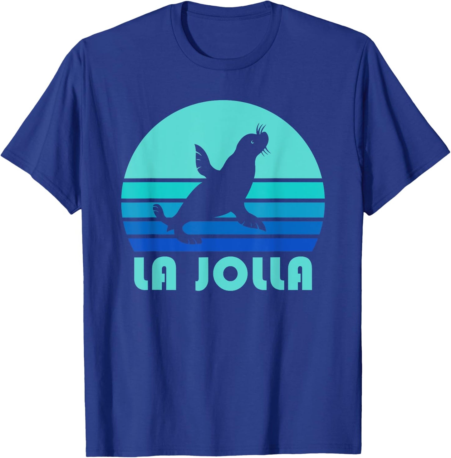 La Jolla Sea Lion Shirt, California Dogs Of The Sea Gift T-Shirt - T-Shirt | Royal