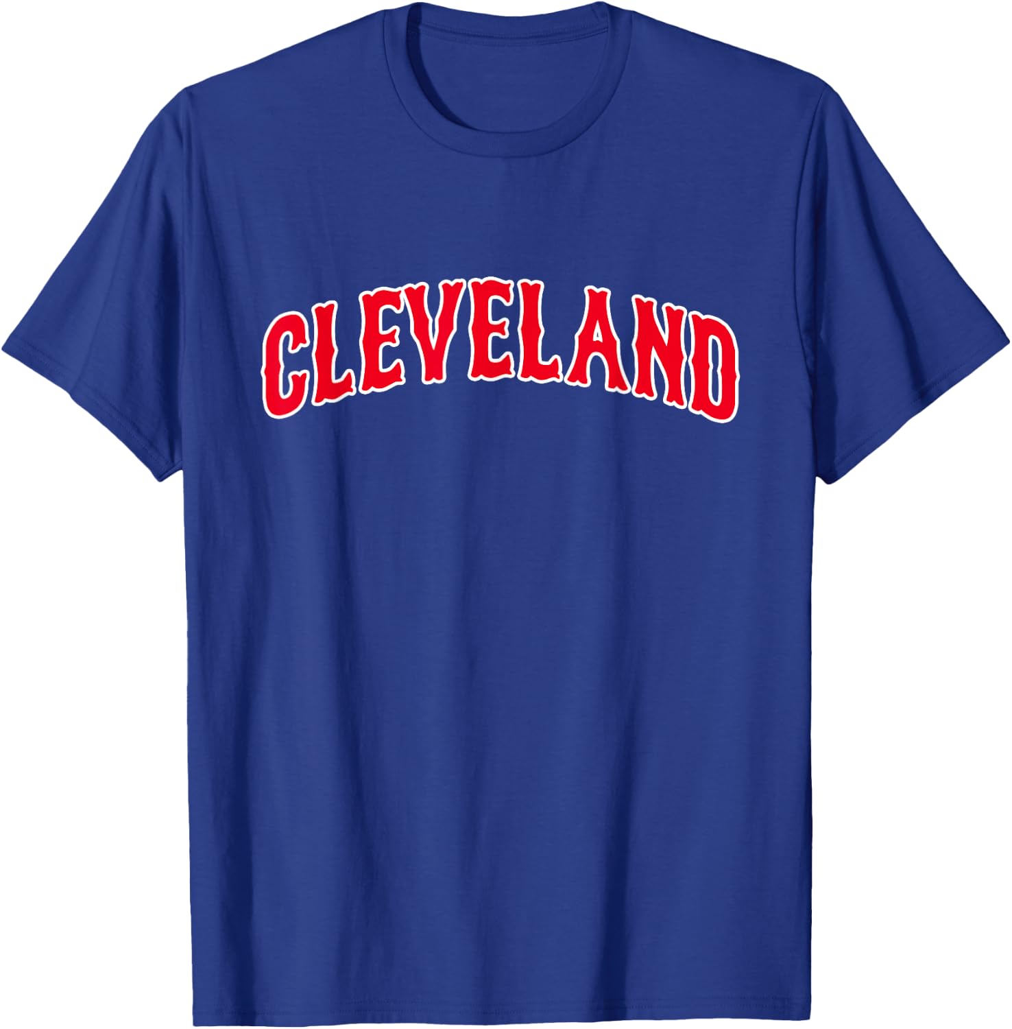Cleveland - Throwback Design - Classic T-Shirt - T-Shirt | Royal