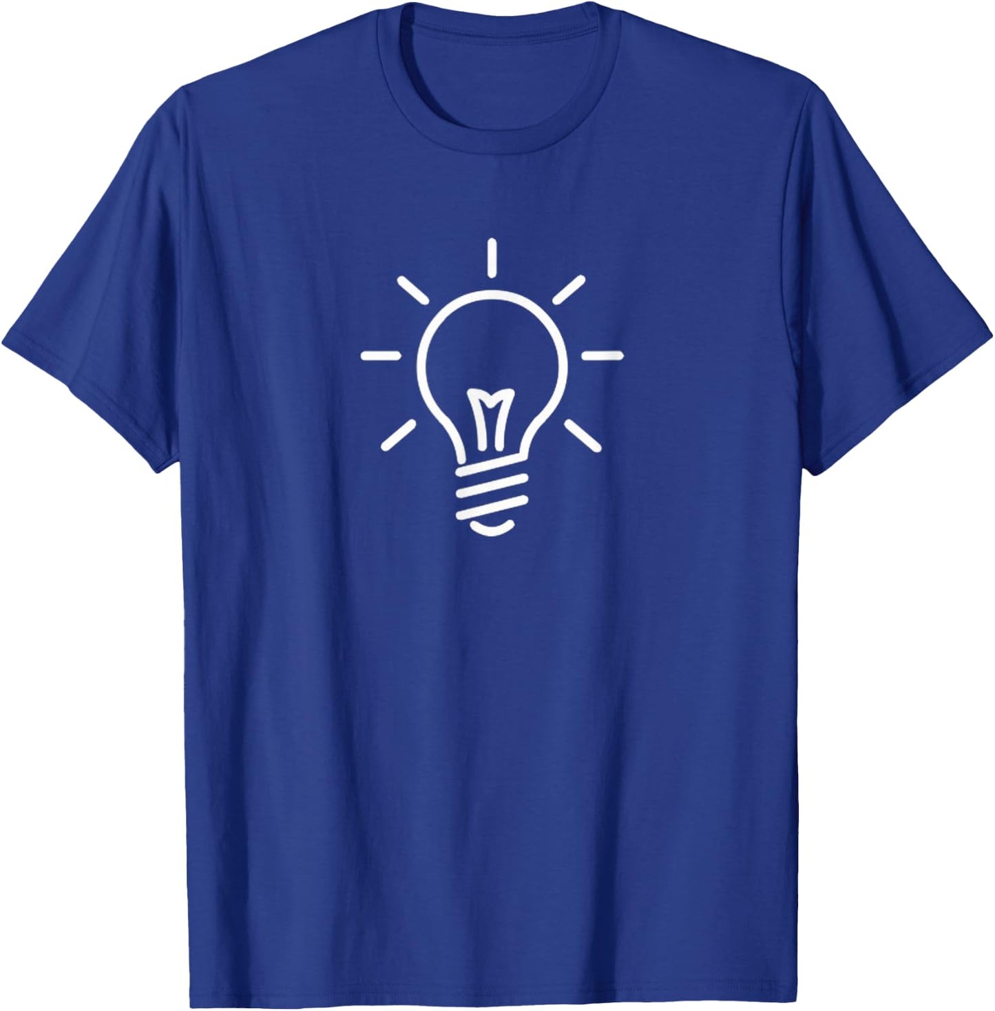 Light Bulb Shirt Bright Idea T Shirt T-Shirt - T-Shirt | Royal