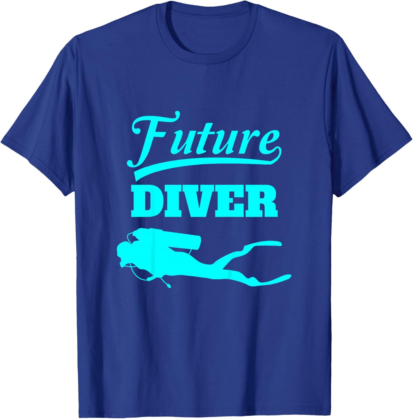 Future Diver Scuba Diving for Kids T-Shirt - T-Shirt | Royal