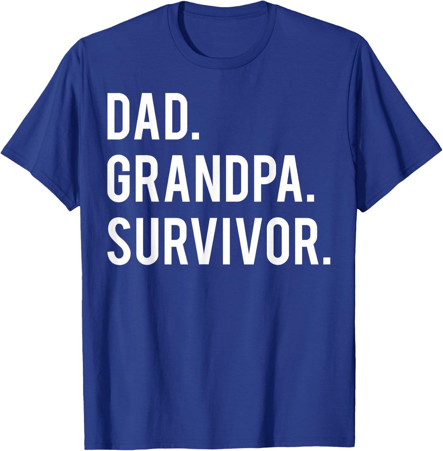 Dad Grandpa Shirt Survivor Gifts Cancer Surgery Veteran T-Shirt - T-Shirt | Royal