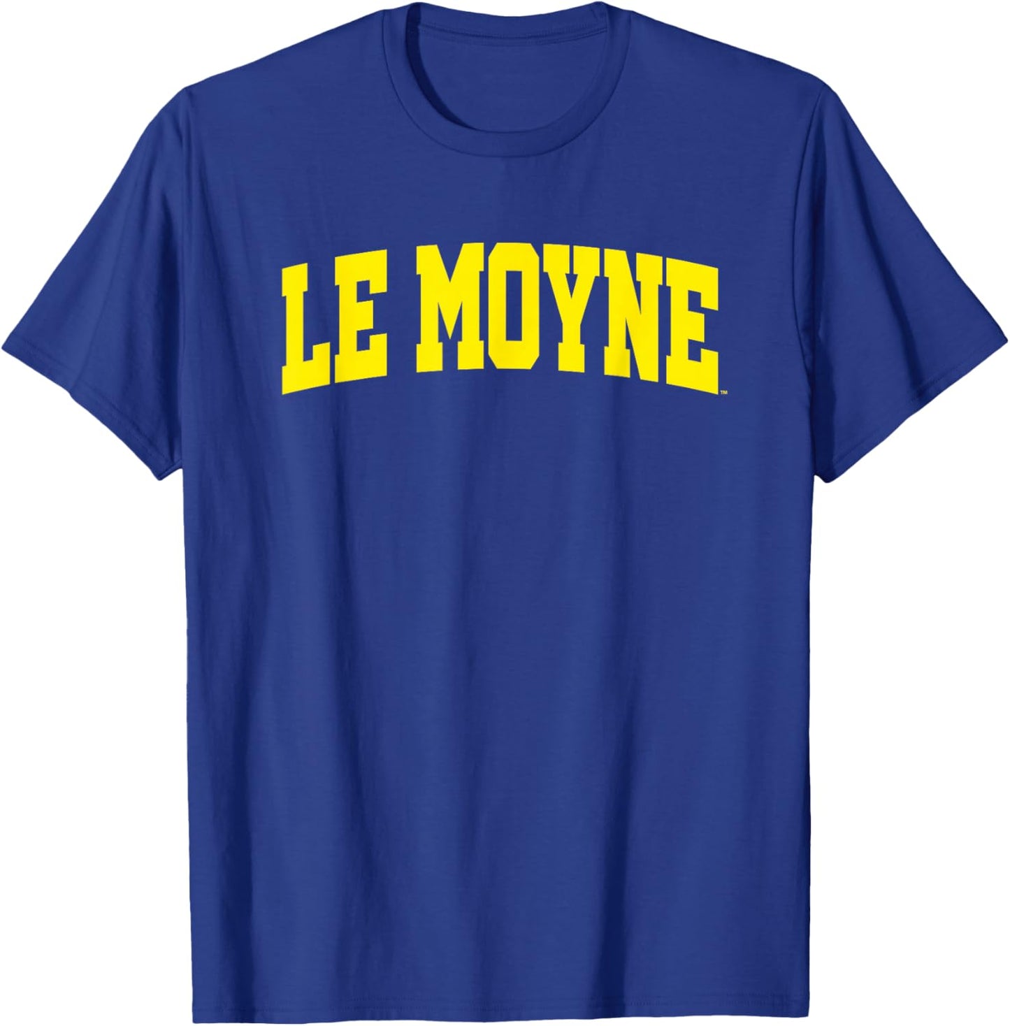 Le Moyne College Dolphins School Name Arch T-Shirt - T-Shirt | Royal