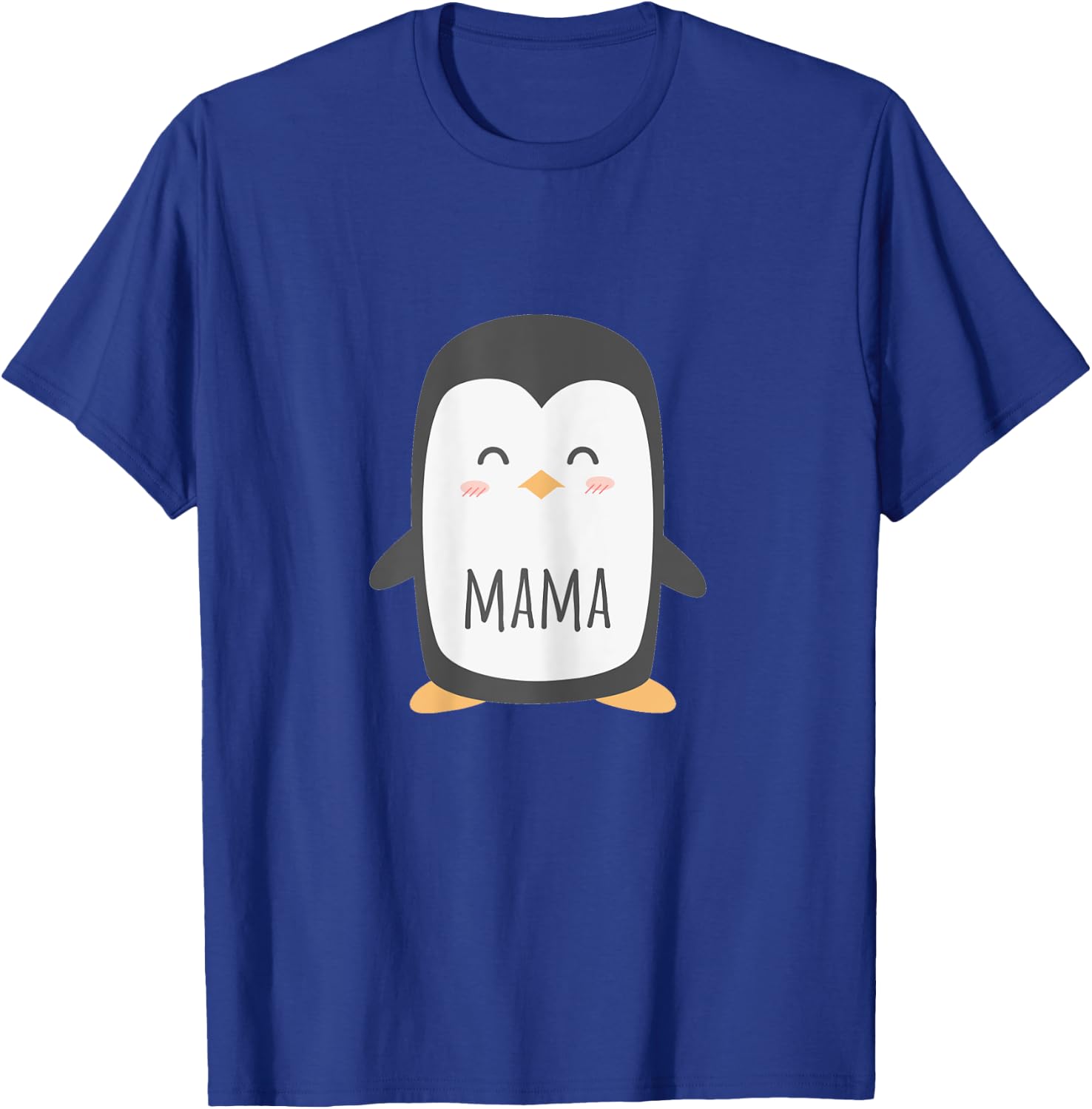 Penguin Mama - Funny & Cute Mom T-Shirt - T-Shirt | Royal