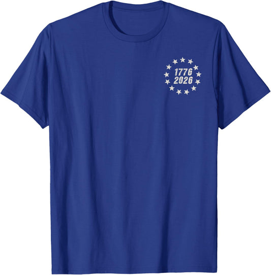 Front & Back T-Shirt - T-Shirt | Royal