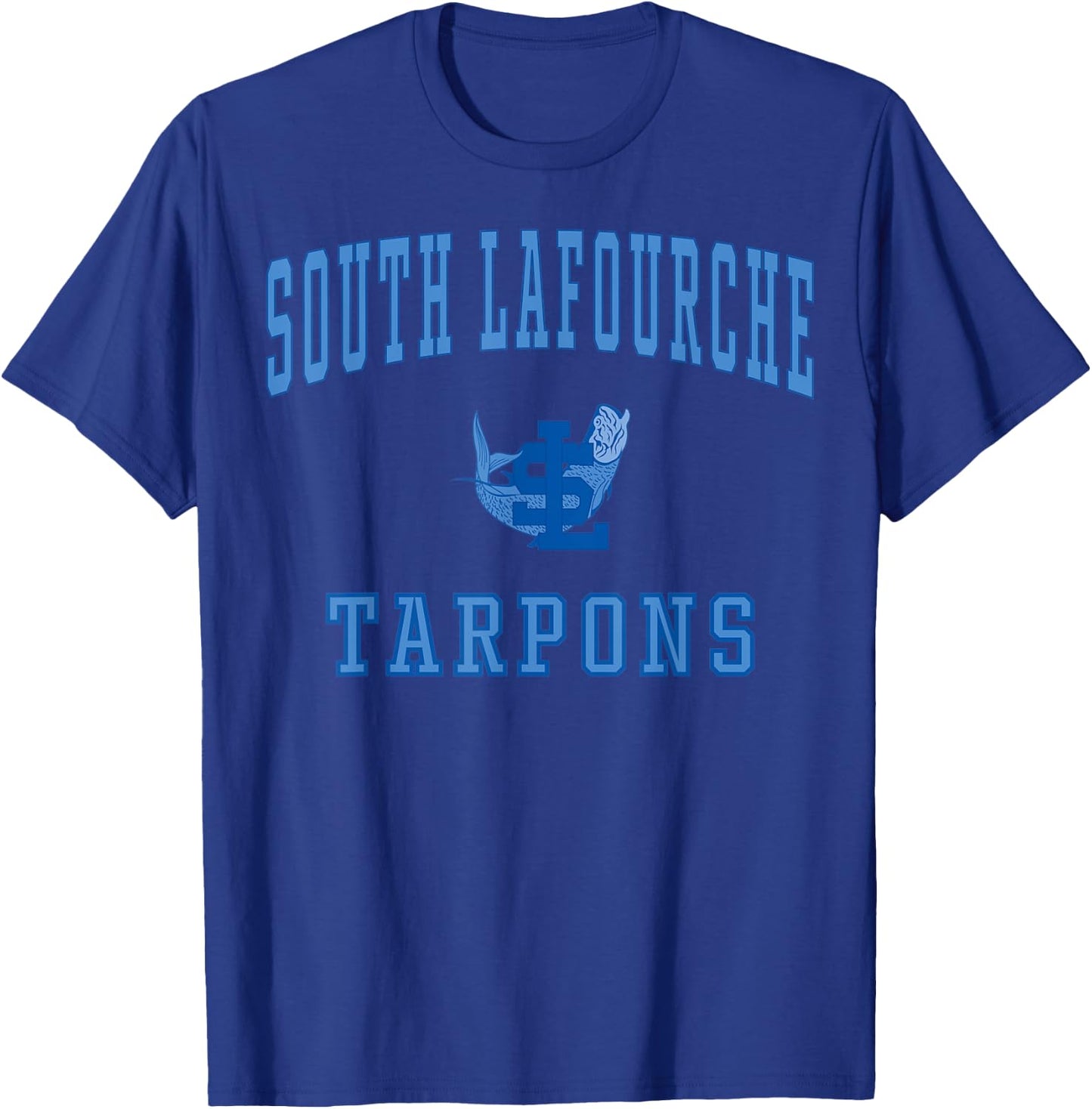 South Lafourche High School Tarpons C1 T-Shirt - T-Shirt | Royal