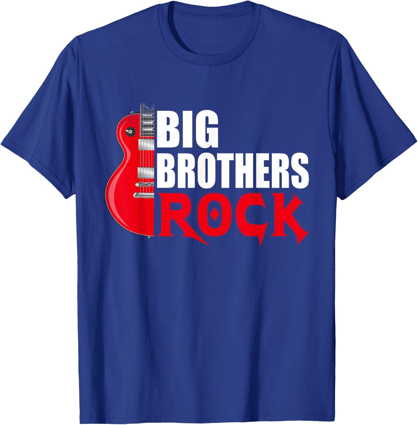 Big Brothers Rock Shirt Funny Older Brother Gift T-Shirt - T-Shirt | Royal