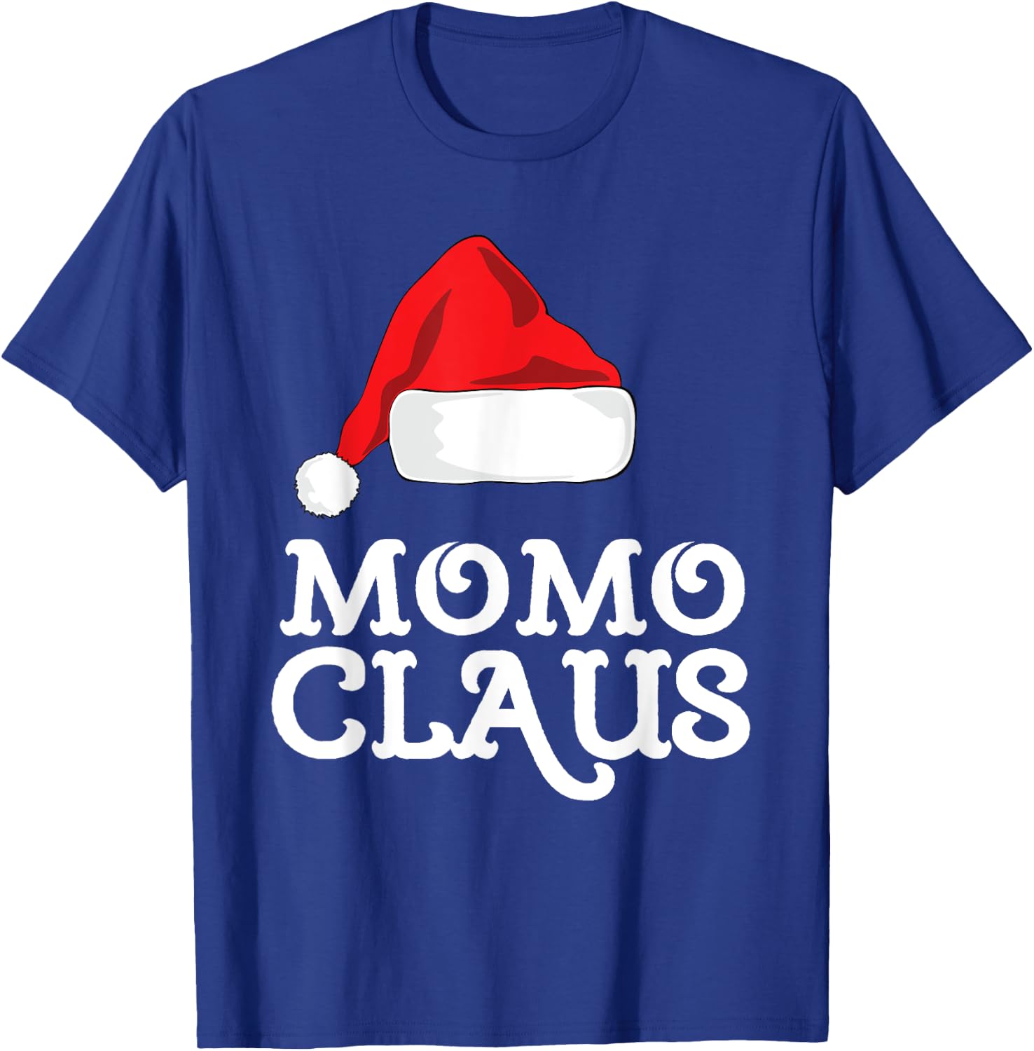 Momo Claus Christmas Santa's Hat Pajama Family Xmas T-Shirt - T-Shirt | Royal