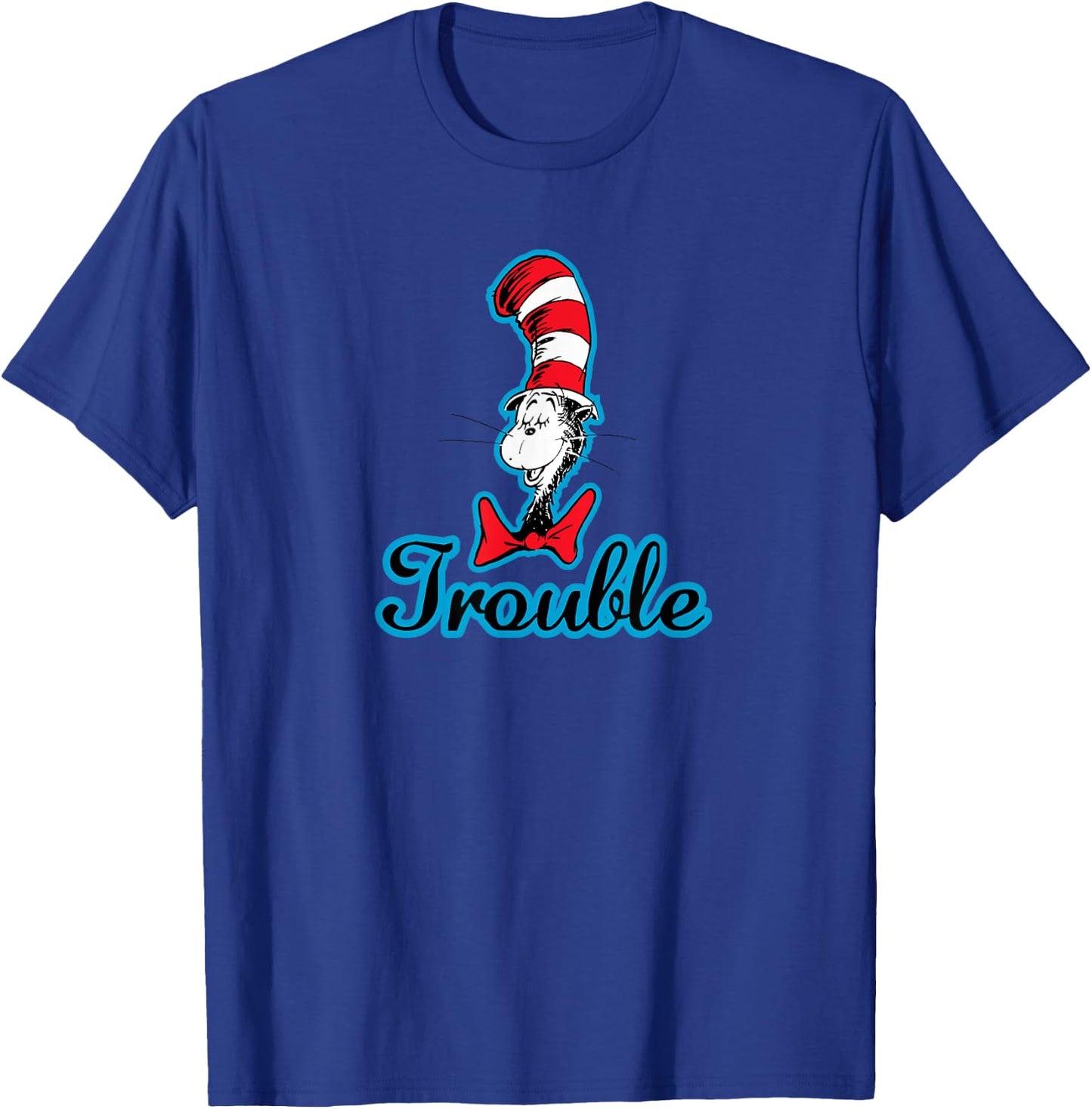Dr. Seuss The Cat in the Hat Trouble T-Shirt - T-Shirt | Royal