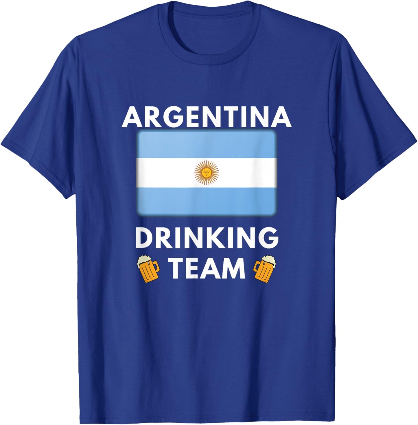 Argentine Drinking Team Funny Beer Drinking T-Shirt - T-Shirt | Royal
