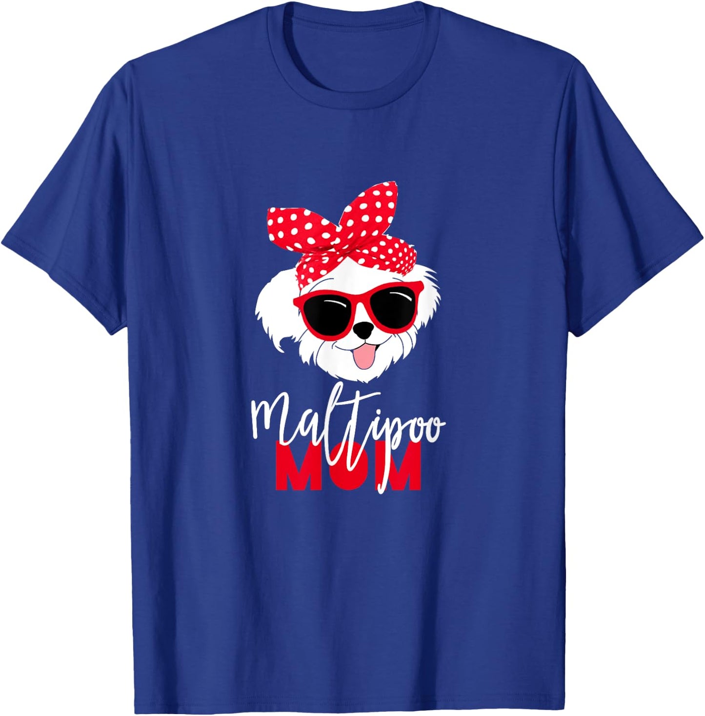Dog Lovers T Shirt Maltipoo Mom Fur Mama Shirt Women Kids T-Shirt - T-Shirt | Royal