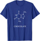Chocolate Molecule Theobromine T-Shirt - T-Shirt | Royal