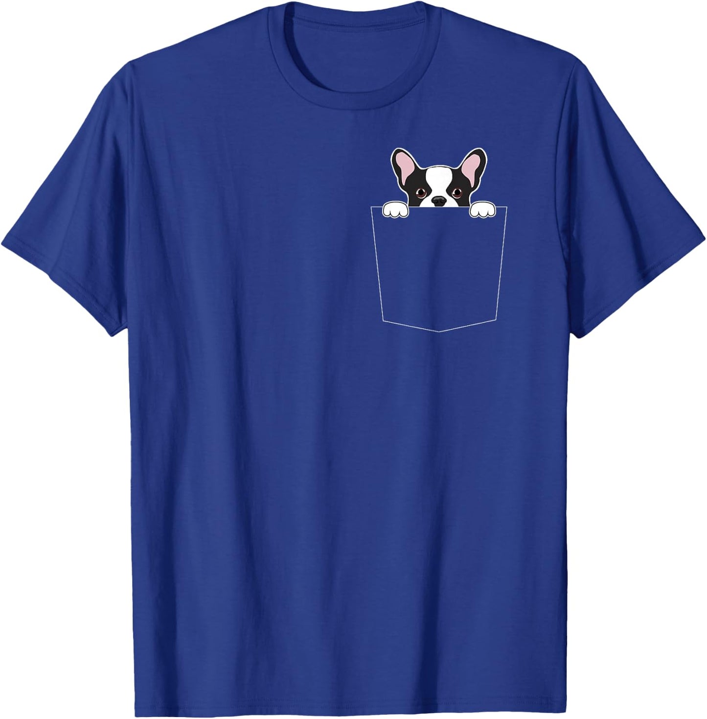 French Bulldog / Frenchie Dog In My Pocket Women Girls Kids T-Shirt - T-Shirt | Royal