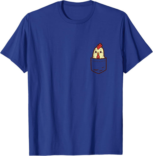 Pocket Chicken Whisperer Cute Poultry Farm Animal Farmer T-Shirt - T-Shirt | Royal