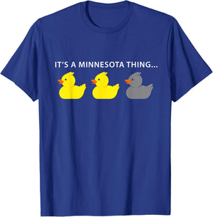 Duck Duck Gray Duck Minnesota Small T-Shirt - T-Shirt | Royal