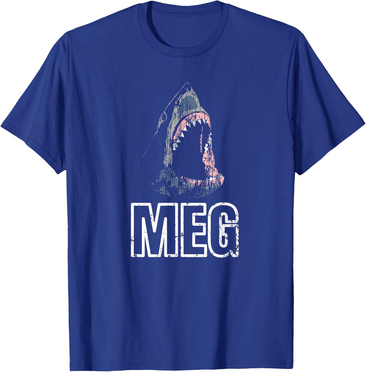 Meg Shark Megalodon Shark Shirt Shark Gifts T-Shirt - T-Shirt | Royal