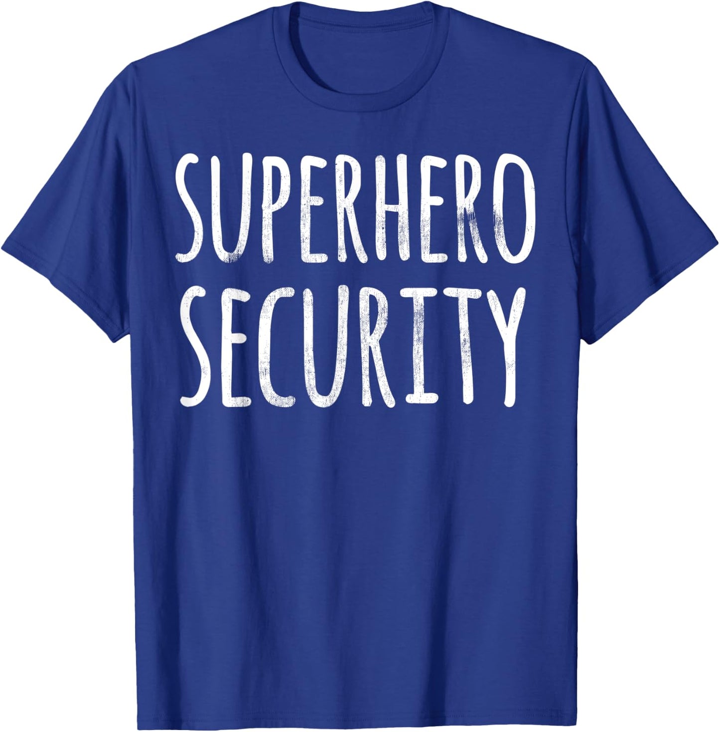 Halloween Costume Shirt Funny Superhero Security Parent Gift T-Shirt - T-Shirt | Royal
