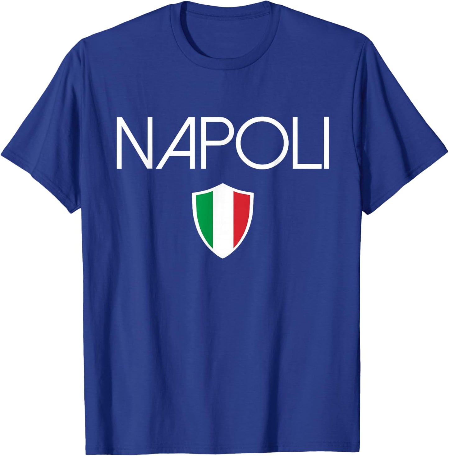Napoli Italian Flag Naples Italy Soccer Souvenir T-Shirt - T-Shirt | Royal