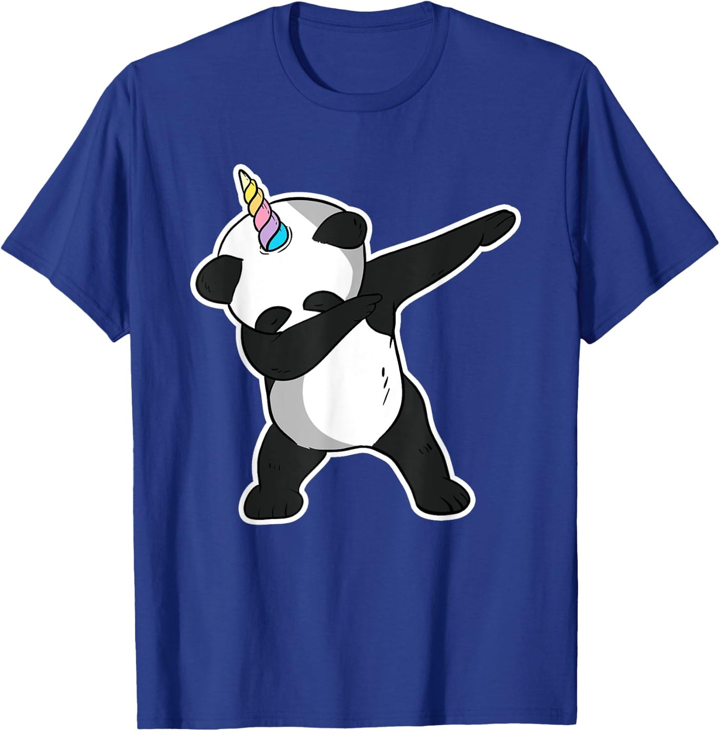 Funny Dabbing Pandacorn Shirt T-Shirt - T-Shirt | Royal