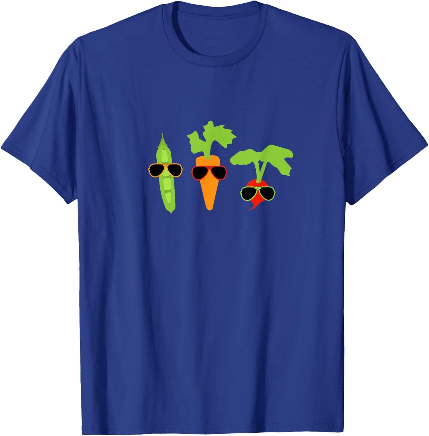 Cool Veggies Sunglasses Gardening Vegetables Gift T-Shirt - T-Shirt | Royal