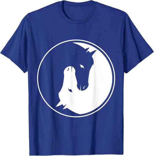 Yin and Yang Horse for every horseman and rider! T-Shirt - T-Shirt | Royal