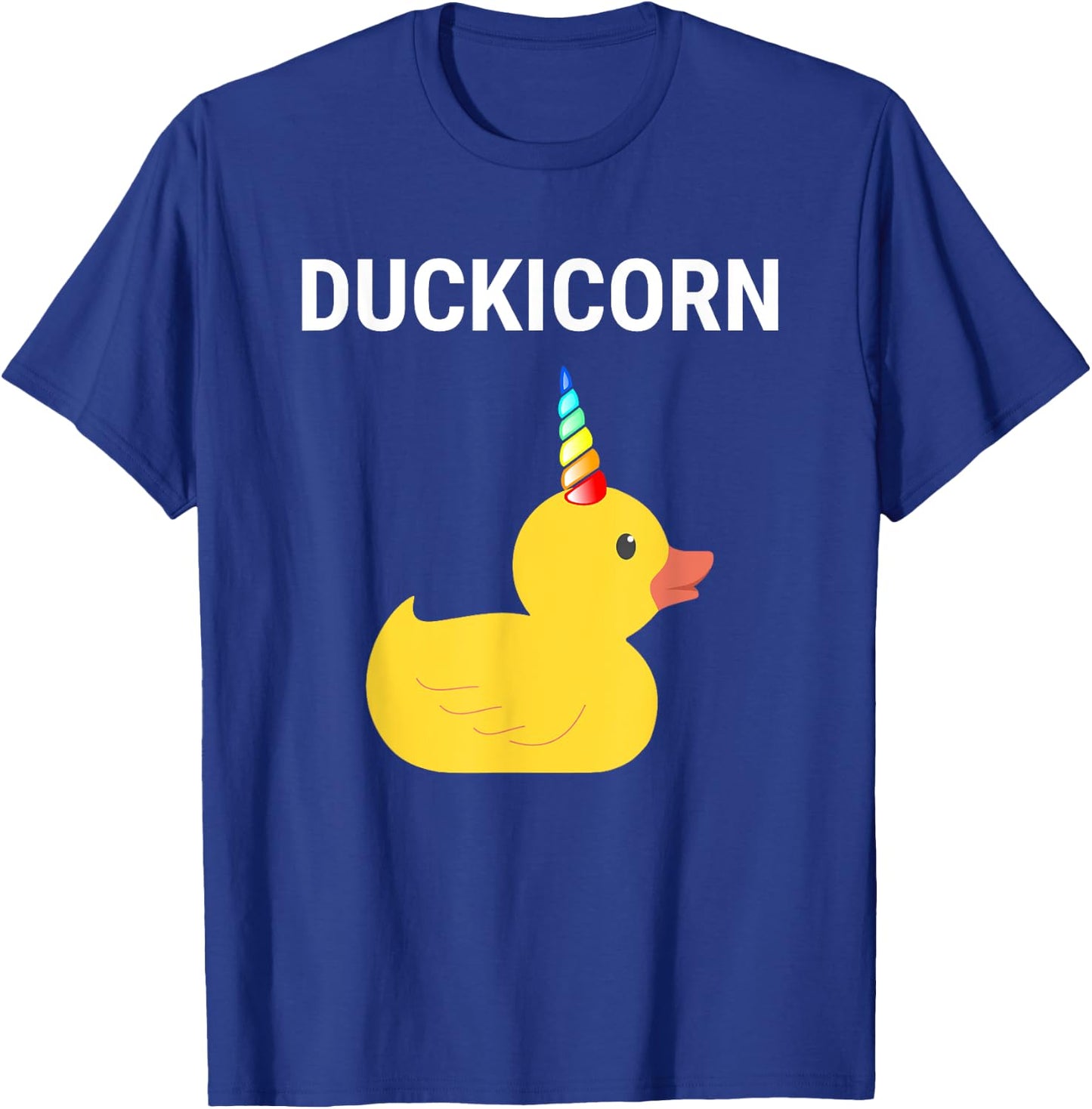 Duckicorn Rubber Duck Unicorn Cute Funny Duck Lover T-Shirt - T-Shirt | Royal
