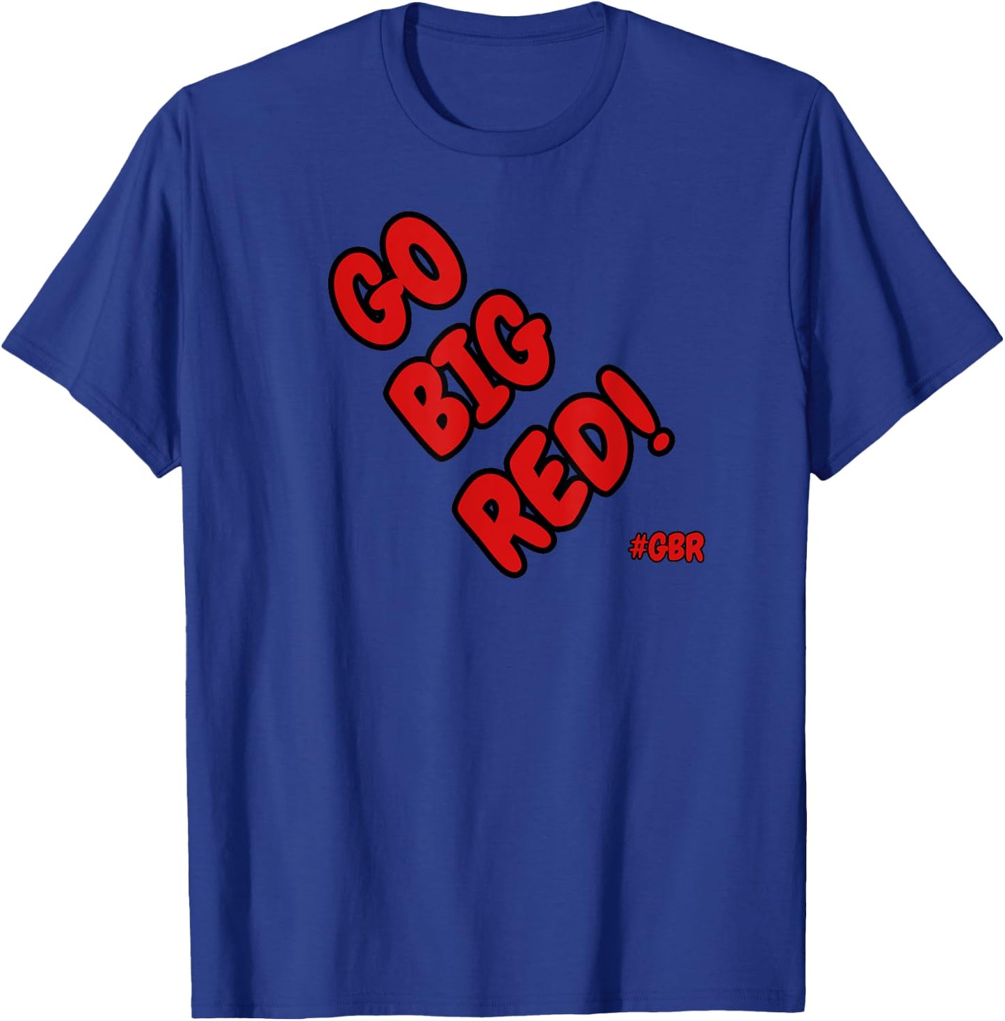 Go Big Red! #GBR Nebraska T-Shirt - T-Shirt | Royal