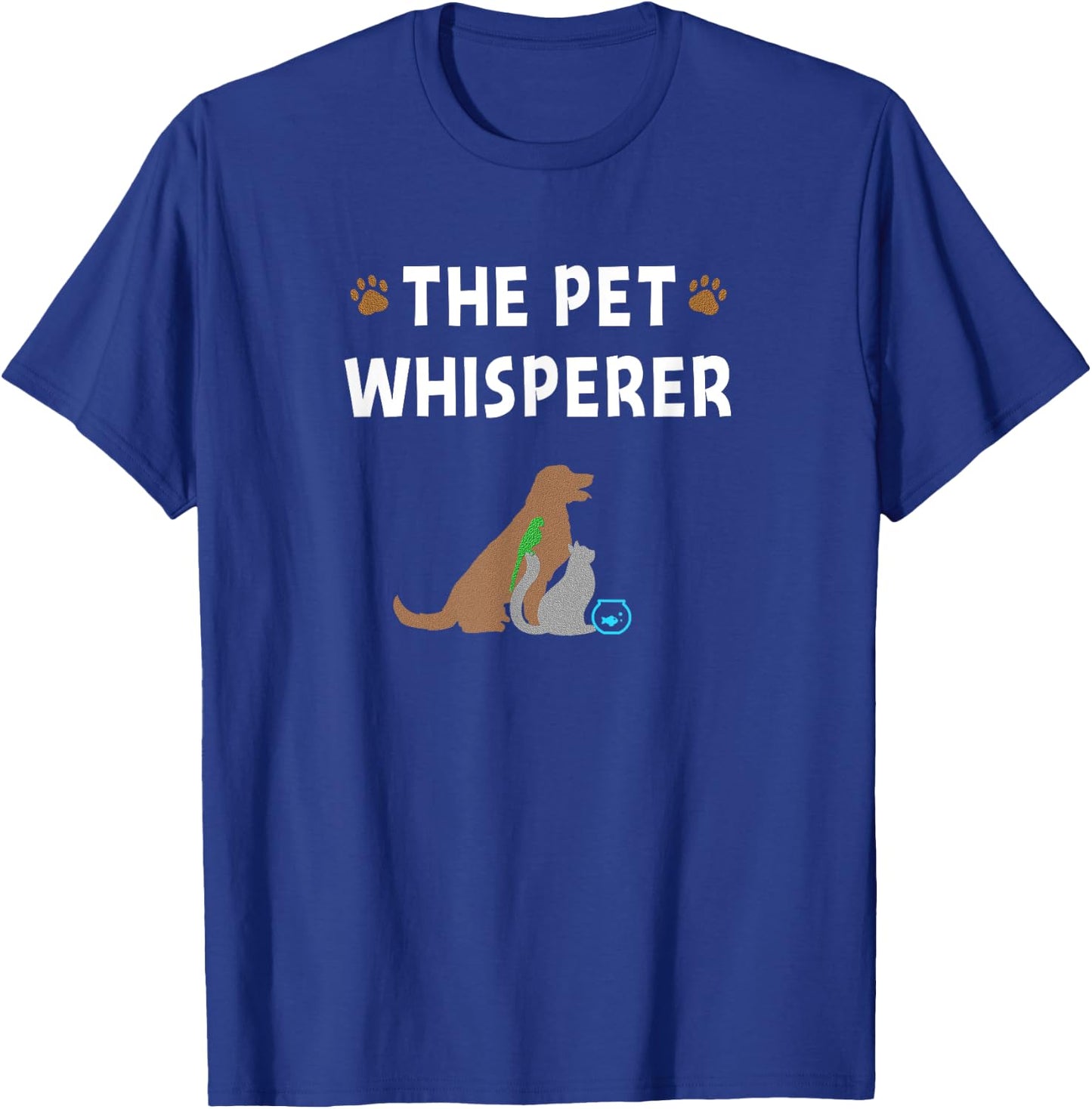 Animal Doctor Vet Tech Doggy Daycare Worker Gifts Pet Whisperer Funny Veterinarian Pet Sitter Gift T-Shirt - T-Shirt | Royal