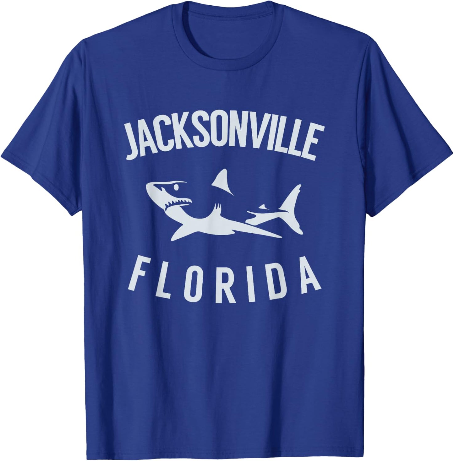 Jacksonville Florida T Shirt Shark FL Souvenirs T-Shirt - T-Shirt | Royal