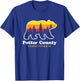 Potter County Pennsylvania Susquehannock State Forest Bear T-Shirt - T-Shirt | Royal