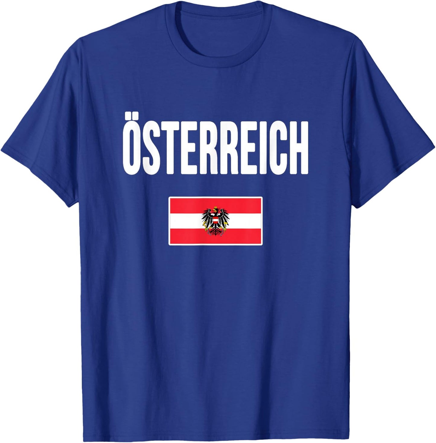 Austrian Flag Austria Gift Osterreich T-Shirt - T-Shirt | Royal
